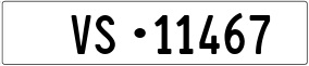 Truck License Plate